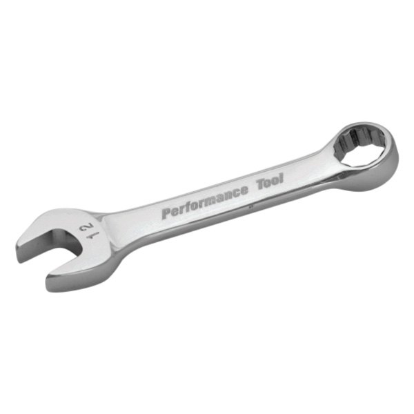 Performance Tool® - 12 mm 12-Point Angled Head Stubby Combination Wrench