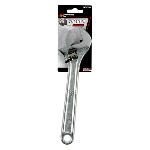 Performance Tool® - Pro Series™ 1" x 8" OAL Plain Handle Adjustable Wrench