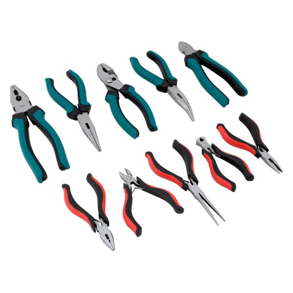 Performance Tool® - 10-piece 4-1/2" to 7" Multi-Material Handle Mixed Pliers Set