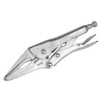 Performance Tool® - 9" Metal Handle Long Nose Jaws Locking Pliers