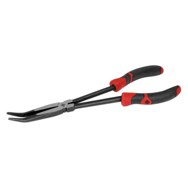 Performance Tool® - 11" Box Joint Bent Jaws Multi-Material Handle Long Reach Needle Nose Pliers