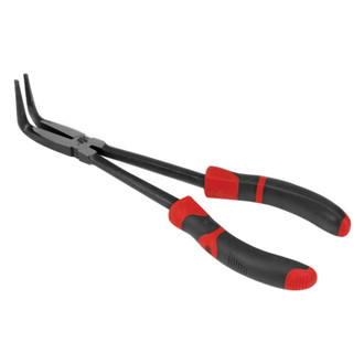Performance Tool® - 11" Box Joint Bent Jaws Multi-Material Handle Long Reach Needle Nose Pliers
