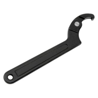 Performance Tool® - SAE/Metric Black Oxide Adjustable Hook Spanner Wrench