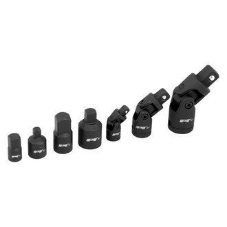 Performance Tool® - 1/4"-1/2" Drive Friction Ball Impact U-Joint Adapter Set (7 Pieces)