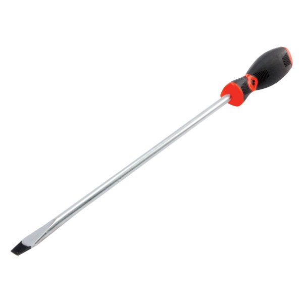 Performance Tool® - 3/8" x 12" Multi Material Handle Magnetic Long Slotted Screwdriver