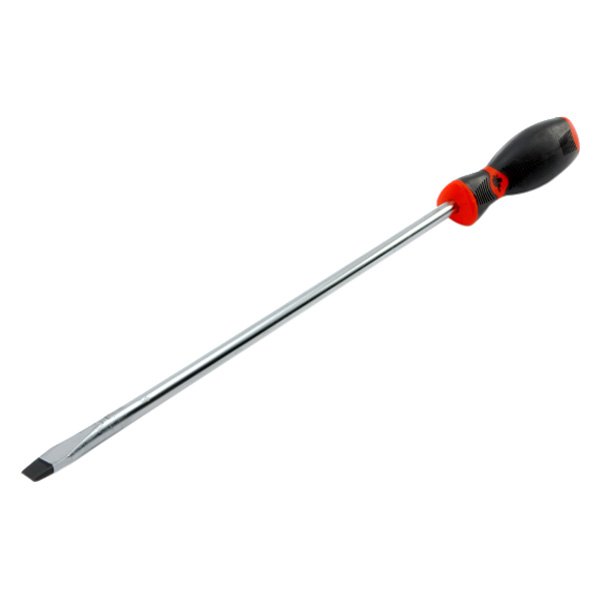 Performance Tool® - 3/8" x 10" Multi Material Handle Magnetic Long Slotted Screwdriver