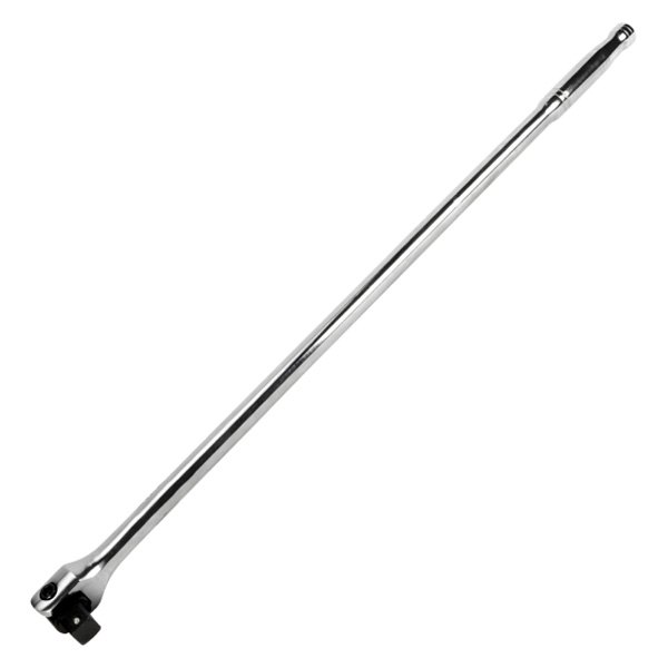 Performance Tool® - 1" Drive 40" Length Flexible Head Flex-Head Wrench Handle Flat Metal Grip Breaker Bar
