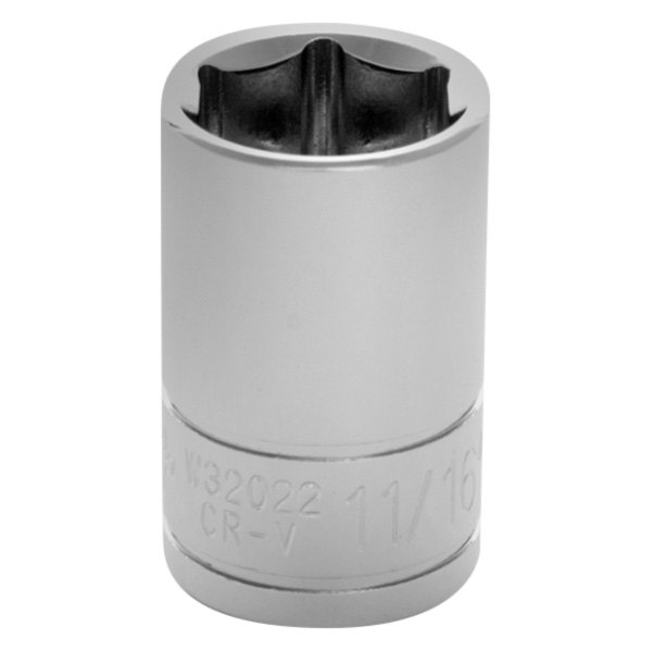 Performance Tool® - 1/2" Drive 11/16" 6-Point SAE Standard Socket