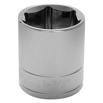 Performance Tool® - 1/2" Drive 1-1/8" 6-Point SAE Standard Socket