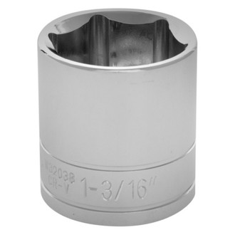 Performance Tool® - 1/2" Drive 1-3/16" 6-Point SAE Standard Socket
