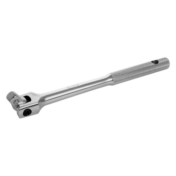 Performance Tool® - 1/2" Drive 10" Length Flexible Head Flex-Head Wrench Handle Flat Metal Grip Breaker Bar