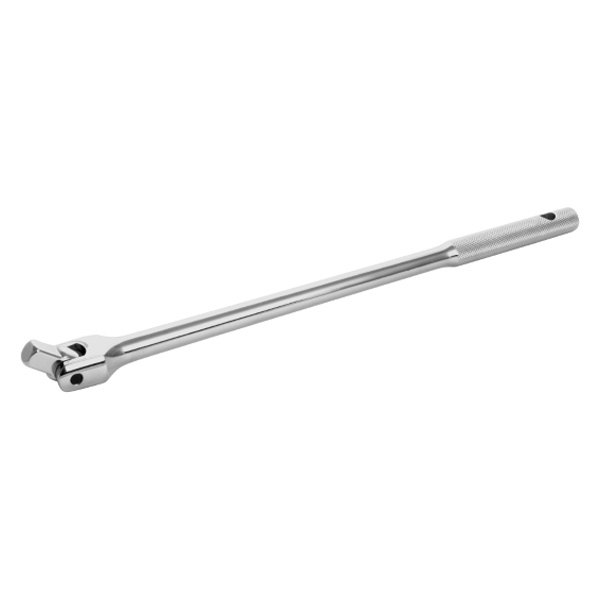 Performance Tool® - 1/2" Drive 15" Length Flexible Head Flex-Head Wrench Handle Flat Metal Grip Breaker Bar