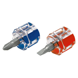 Performance Tool® - 1/4" Dipped Handle Stubby Slotted Screwdriver