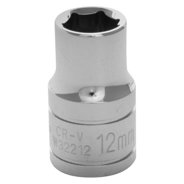 Performance Tool® - 1/2" Drive 12 mm 6-Point Metric Standard Socket