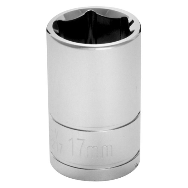 Performance Tool® - 1/2" Drive 17 mm 6-Point Metric Standard Socket