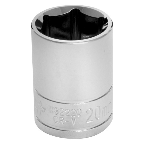 Performance Tool® - 1/2" Drive 20 mm 6-Point Metric Standard Socket