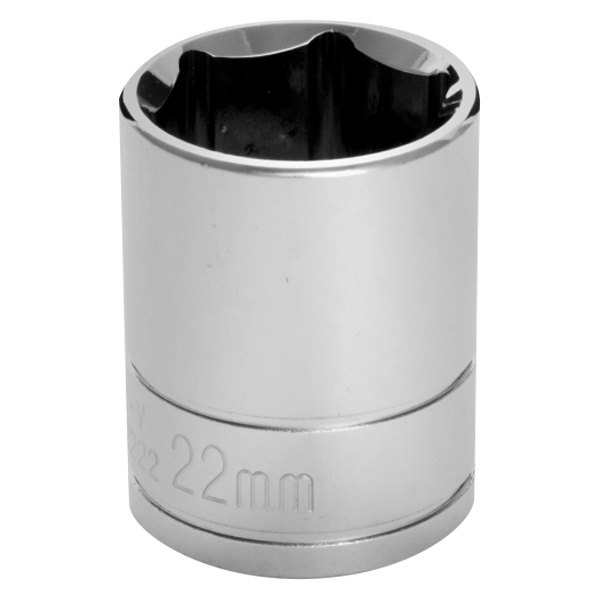 Performance Tool® - 1/2" Drive 22 mm 6-Point Metric Standard Socket