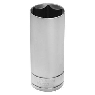 Performance Tool® - 1/2" Drive 1" 6-Point SAE Deep Socket