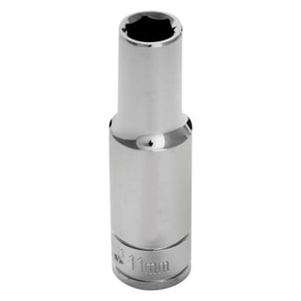 Performance Tool® - 1/2" Drive 11 mm 6-Point Metric Deep Socket