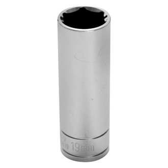 Performance Tool® - 1/2" Drive 19 mm 6-Point Metric Deep Socket
