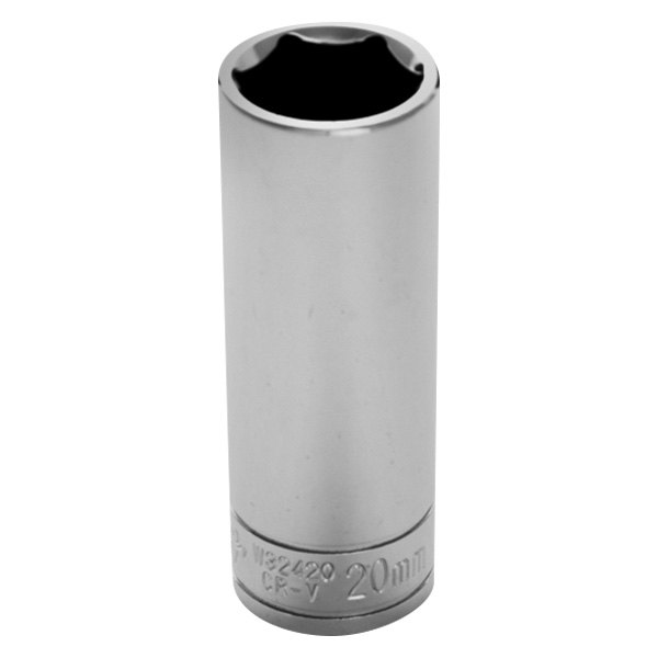 Performance Tool® - 1/2" Drive 20 mm 6-Point Metric Deep Socket