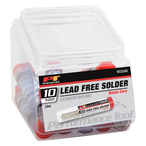 Performance Tool® - 0.031" 99/1 Lead Free Rosin Flux Core Solder (10 Pieces)