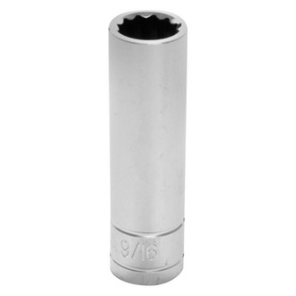 Performance Tool® - 1/2" Drive 9/16" 12-Point SAE Deep Socket