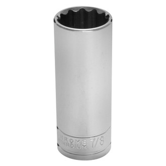 Performance Tool® - 1/2" Drive 7/8" 12-Point SAE Deep Socket