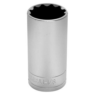 Performance Tool® - 1/2" Drive 1-1/8" 12-Point SAE Deep Socket