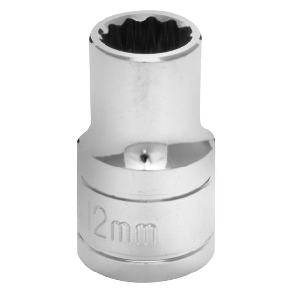 Performance Tool® - 1/2" Drive 12 mm 12-Point Metric Standard Socket