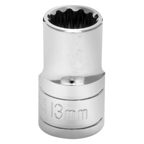 Performance Tool® - 1/2" Drive 13 mm 12-Point Metric Standard Socket