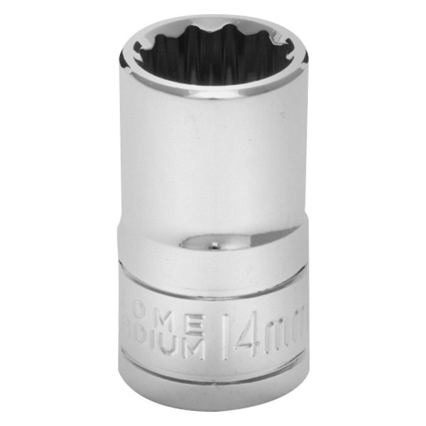 Performance Tool® - 1/2" Drive 14 mm 12-Point Metric Standard Socket