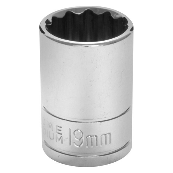 Performance Tool® - 1/2" Drive 19 mm 12-Point Metric Standard Socket