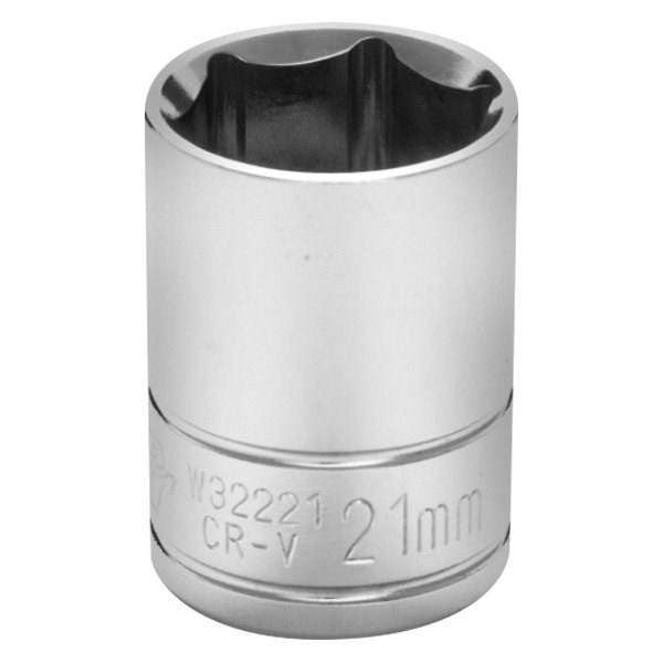 Performance Tool® - 1/2" Drive 21 mm 12-Point Metric Standard Socket