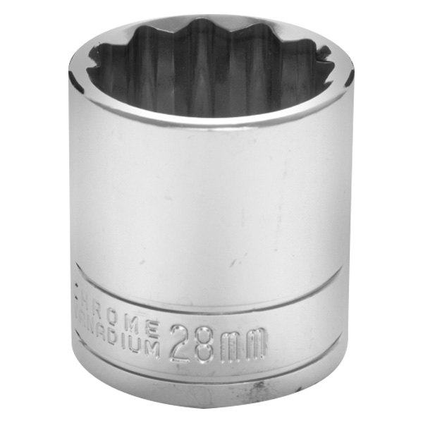 Performance Tool® - 1/2" Drive 28 mm 12-Point Metric Standard Socket