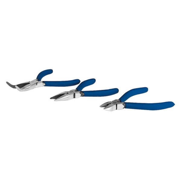 Performance Tool® - 3-piece Dipped Handle Large Fishbowl Mixed Pliers Set