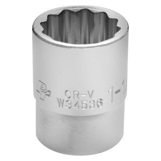 Performance Tool® - 3/4" Drive 1-1/8" 12-Point SAE Standard Socket