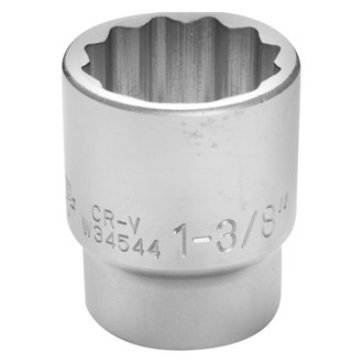 Performance Tool® - 3/4" Drive 1-3/8" 12-Point SAE Standard Socket