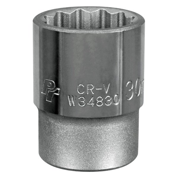 Performance Tool® - 3/4" Drive 30 mm 12-Point Metric Standard Socket