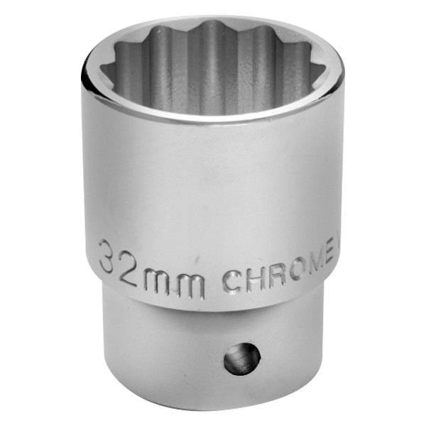 Performance Tool® - 3/4" Drive 32 mm 12-Point Metric Standard Socket