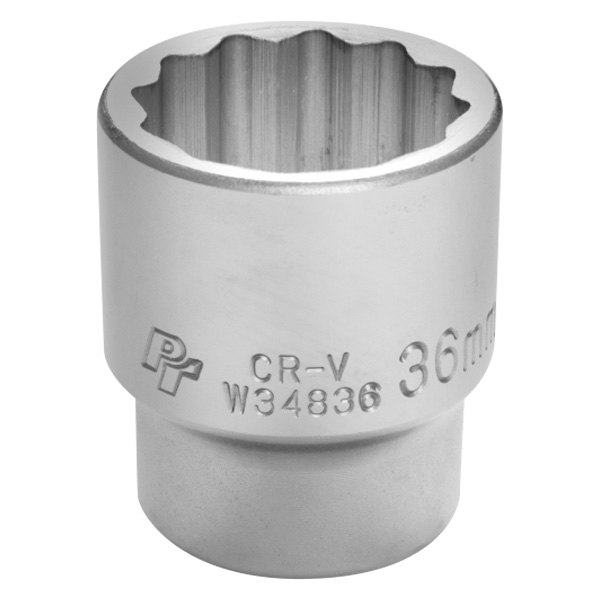 Performance Tool® - 3/4" Drive 36 mm 12-Point Metric Standard Socket