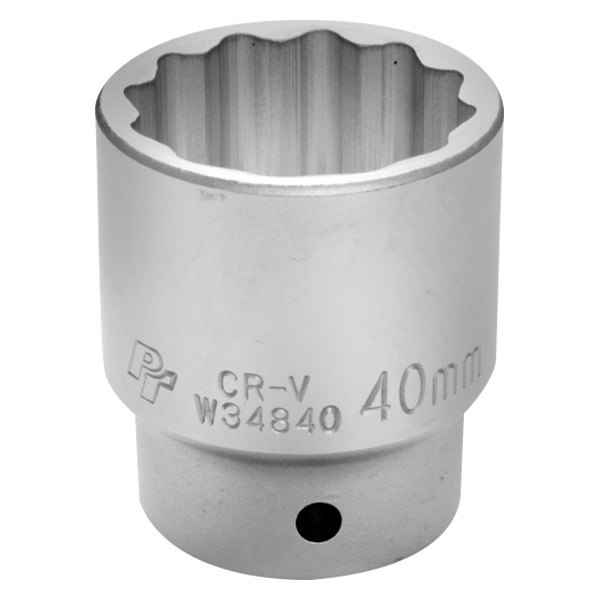 Performance Tool® - 3/4" Drive 40 mm 12-Point Metric Standard Socket