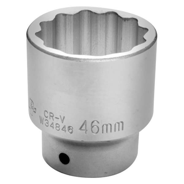 Performance Tool® - 3/4" Drive 46 mm 12-Point Metric Standard Socket