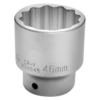 Performance Tool® - 3/4" Drive 46 mm 12-Point Metric Standard Socket
