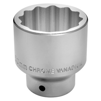 Performance Tool® - 3/4" Drive 50 mm 12-Point Metric Standard Socket
