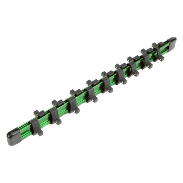 Performance Tool® - 1/4" Drive 14-Slot Green Aluminum Socket Rail