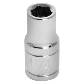 Performance Tool® - 1/4" Drive 1/4" 6-Point SAE Standard Socket