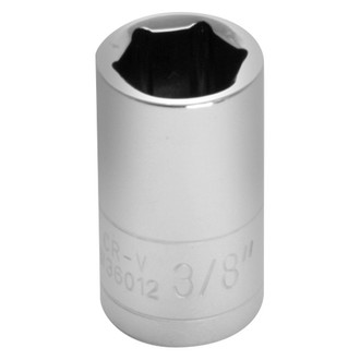 Performance Tool® - 1/4" Drive 3/8" 6-Point SAE Standard Socket