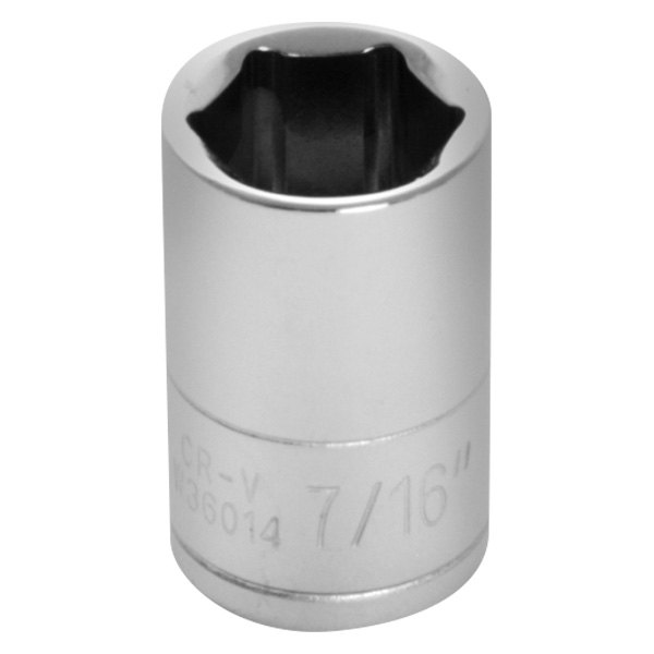 Performance Tool® - 1/4" Drive 7/16" 6-Point SAE Standard Socket