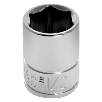 Performance Tool® - 1/4" Drive 1/2" 6-Point SAE Standard Socket
